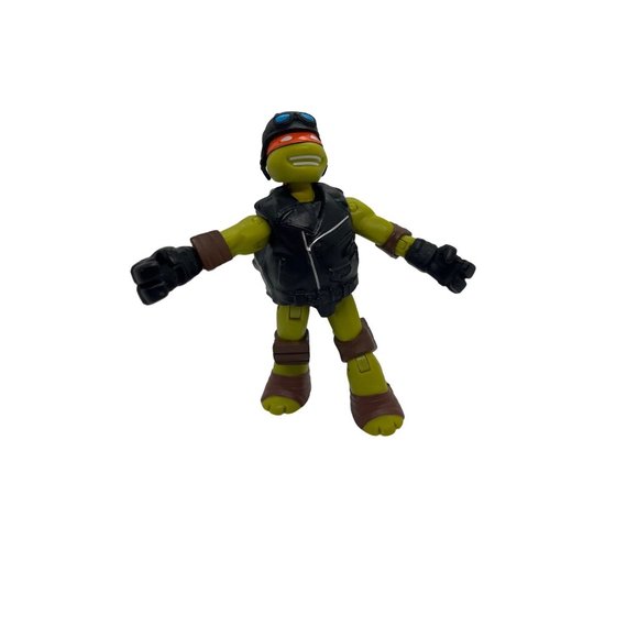 Set of 4 TMNT Action Figures Teenage Mutant Ninja Turtle by Viacom 5" - Picture 3 of 7